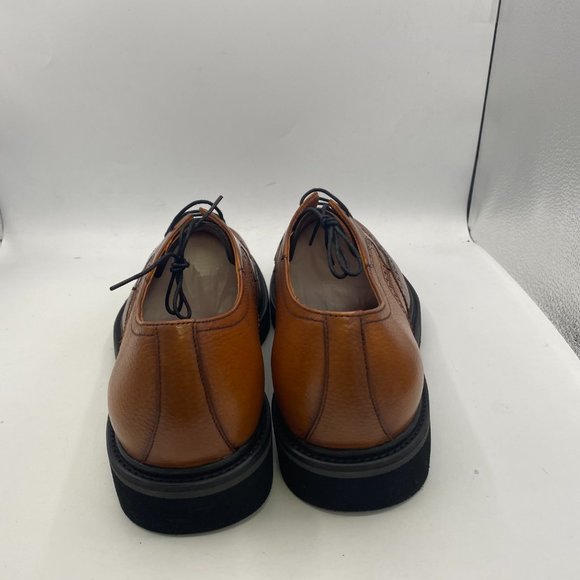 FSJ Brown Wingtip Shoes Vintage Lace Up Oxfords main image 6